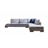Corner Sofa Tulip Corner Right With Pouf - Dark Grey Dark Grey