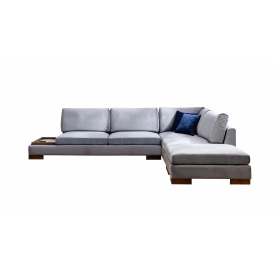 Corner Sofa Tulip Corner Right With Pouf - Dark Grey Dark Grey Corner Sofa Tulip Corner Right With Pouf - Dark Grey Dark Grey