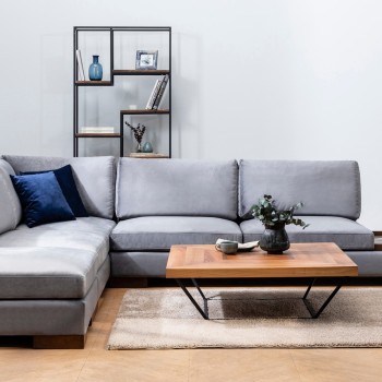 Corner Sofa Tulip Corner Left Without Pouf - Dark Grey Dark Grey