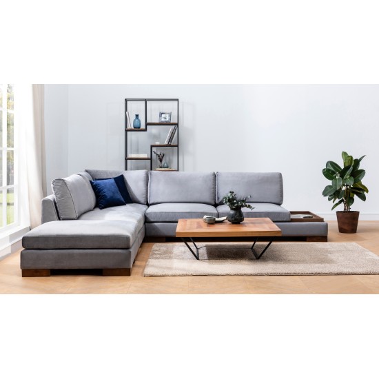 Corner Sofa Tulip Corner Left Without Pouf - Dark Grey Dark Grey Corner Sofa Tulip Corner Left Without Pouf - Dark Grey Dark Grey