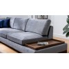 Corner Sofa Tulip Corner Left Without Pouf - Dark Grey Dark Grey