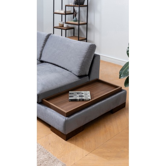 Corner Sofa Tulip Corner Left Without Pouf - Dark Grey Dark Grey Corner Sofa Tulip Corner Left Without Pouf - Dark Grey Dark Grey