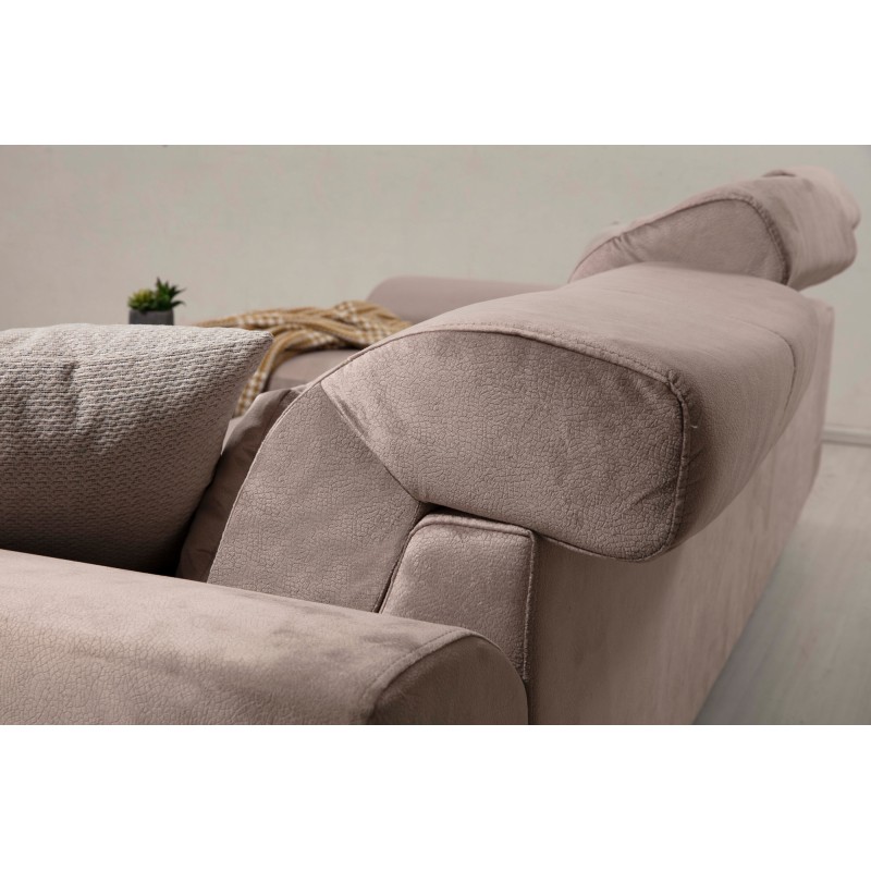 Corner Sofa Frido Corner Right (L3+Chl) - Beige Beige