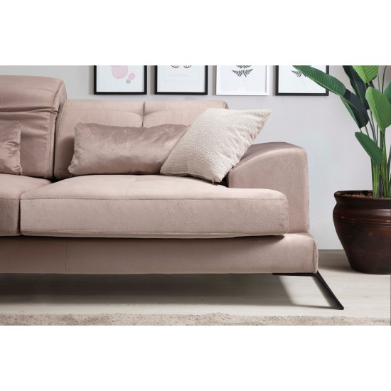 Corner Sofa Frido Corner Right (L3+Chl) - Beige Beige Corner Sofa Frido Corner Right (L3+Chl) - Beige Beige