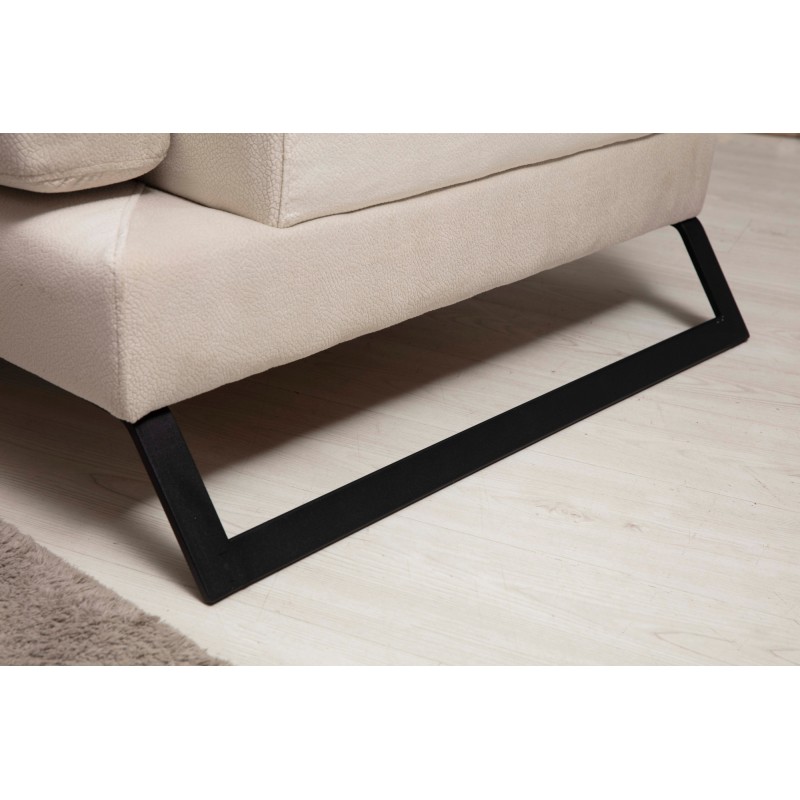 Corner Sofa Frido Corner Right (L3+Chl) - Ecru Ecru