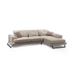 Corner Sofa Frido Corner Right (L3+Chl) - Ecru Ecru