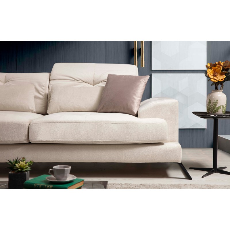 Corner Sofa Frido Corner Right (L3+Chl) - Ecru Ecru