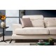 Corner Sofa Frido Corner Right (L3+Chl) - Ecru Ecru