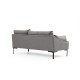 Corner Sofa Leo Corner Right - Grey Grey Corner Sofa Leo Corner Right - Grey Grey