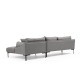 Corner Sofa Leo Corner Right - Grey Grey Corner Sofa Leo Corner Right - Grey Grey