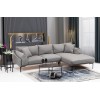 Corner Sofa Leo Corner Right - Grey Grey