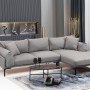 Corner Sofa Leo Corner Right - Grey Grey