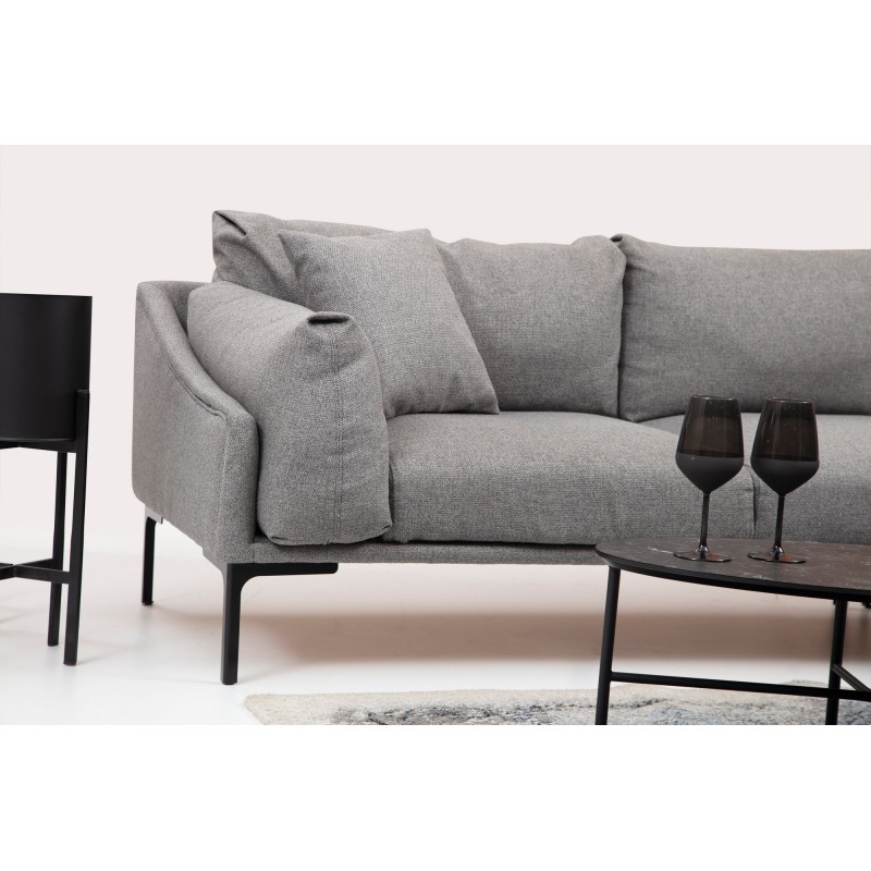 Corner Sofa Leo Corner Right - Grey Grey