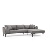 Corner Sofa Leo Corner Right - Grey Grey