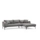Corner Sofa Leo Corner Right - Grey Grey Corner Sofa Leo Corner Right - Grey Grey