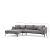 Corner Sofa Leo Corner Left - Grey Grey