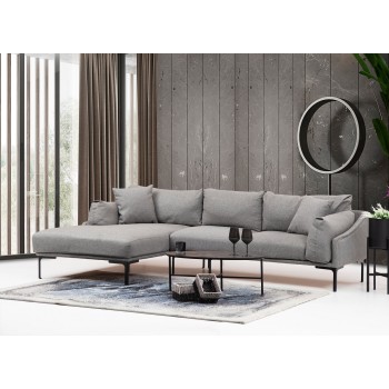 Corner Sofa Leo Corner Left - Grey Grey