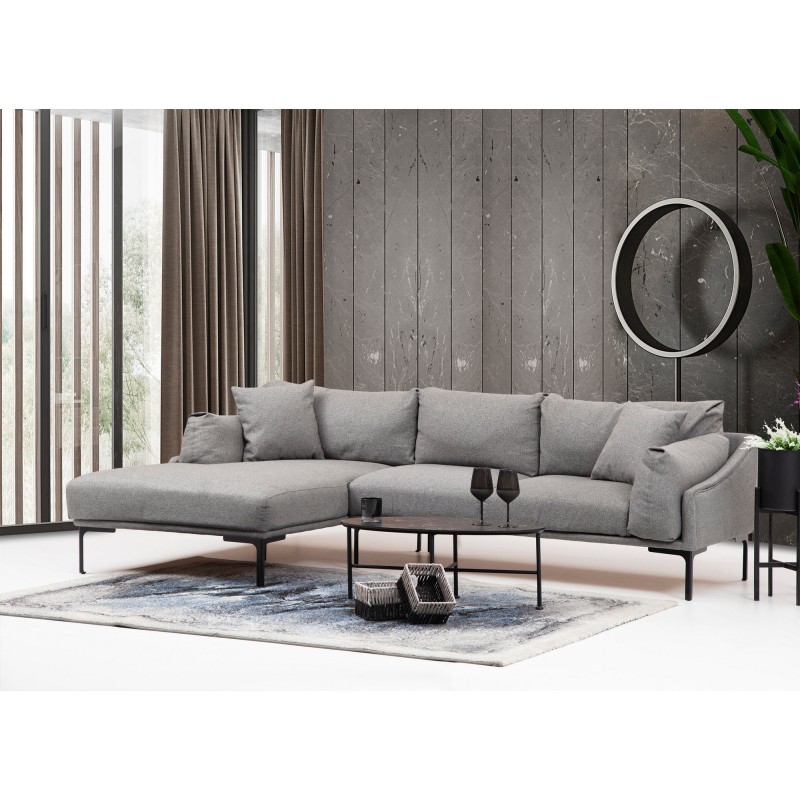 Corner Sofa Leo Corner Left - Grey Grey