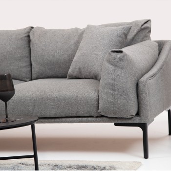 Corner Sofa Leo Corner Left - Grey Grey