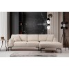 Γωνιακός Καναπές Leo Δεξιά Γωνία 255x90x65εκ - Cream