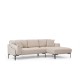 Γωνιακός Καναπές Leo Δεξιά Γωνία 255x90x65εκ - Cream Γωνιακός Καναπές Leo Δεξιά Γωνία 255x90x65εκ - Cream