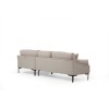 Γωνιακός Καναπές Leo Δεξιά Γωνία 255x90x65εκ - Cream