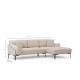 Γωνιακός Καναπές Leo Δεξιά Γωνία 255x90x65εκ - Cream Γωνιακός Καναπές Leo Δεξιά Γωνία 255x90x65εκ - Cream
