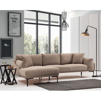 Corner Sofa Leo Corner Left - Mocha Mocha