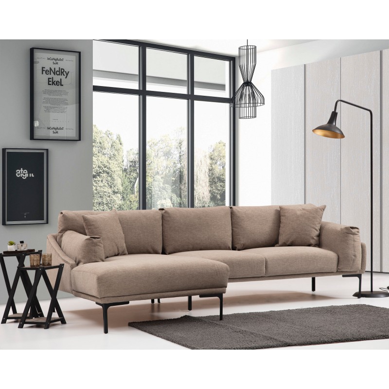 Corner Sofa Leo Corner Left - Mocha Mocha