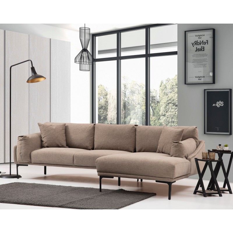 Corner Sofa Leo Corner Right - Mocha Mocha