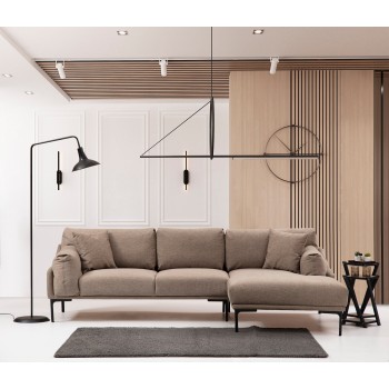 Corner Sofa Leo Corner Right - Mocha Mocha