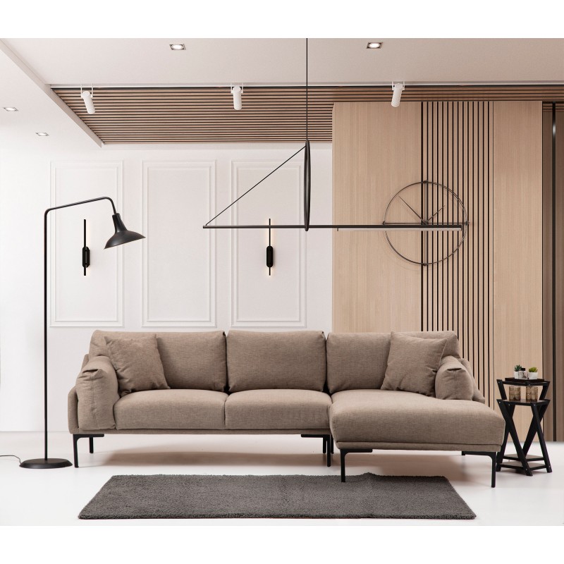 Corner Sofa Leo Corner Right - Mocha Mocha