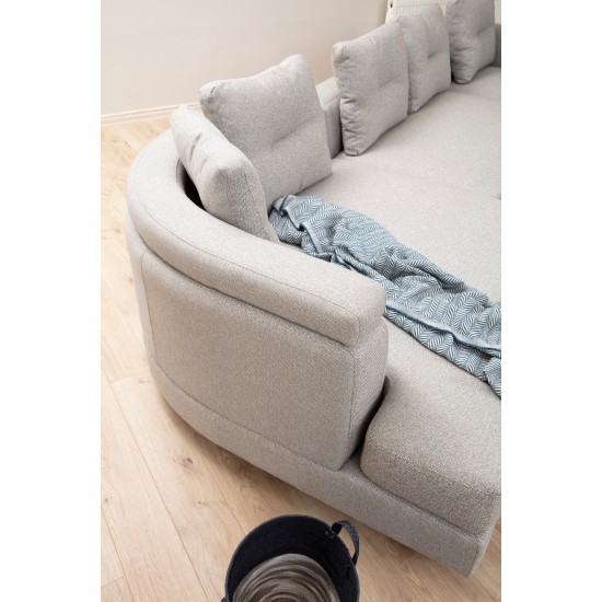 Corner Sofa Padova Corner -2 - Light Grey Light Grey Corner Sofa Padova Corner -2 - Light Grey Light Grey