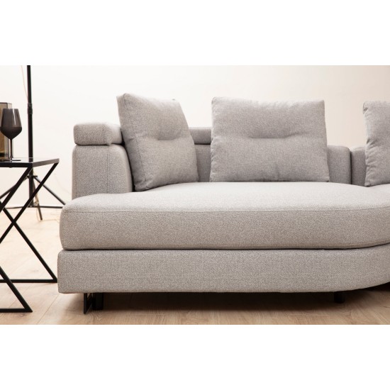 Corner Sofa Padova Corner -2 - Light Grey Light Grey Corner Sofa Padova Corner -2 - Light Grey Light Grey