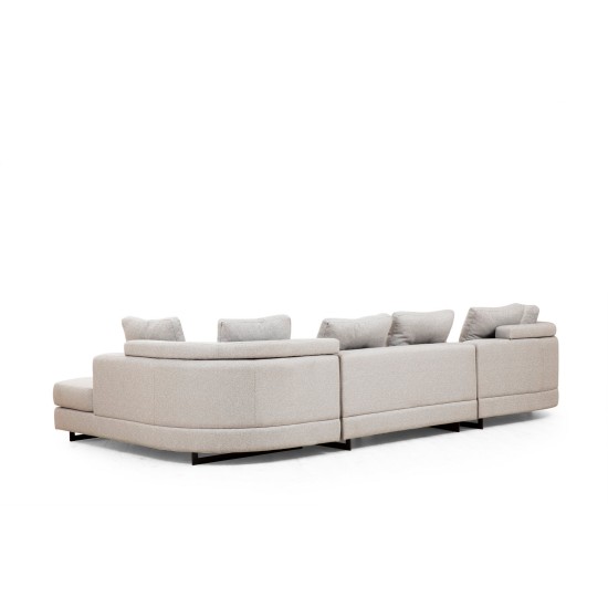 Corner Sofa Padova Corner -2 - Light Grey Light Grey Corner Sofa Padova Corner -2 - Light Grey Light Grey