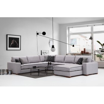 Corner Sofa Lena Corner - Light Grey Light Grey