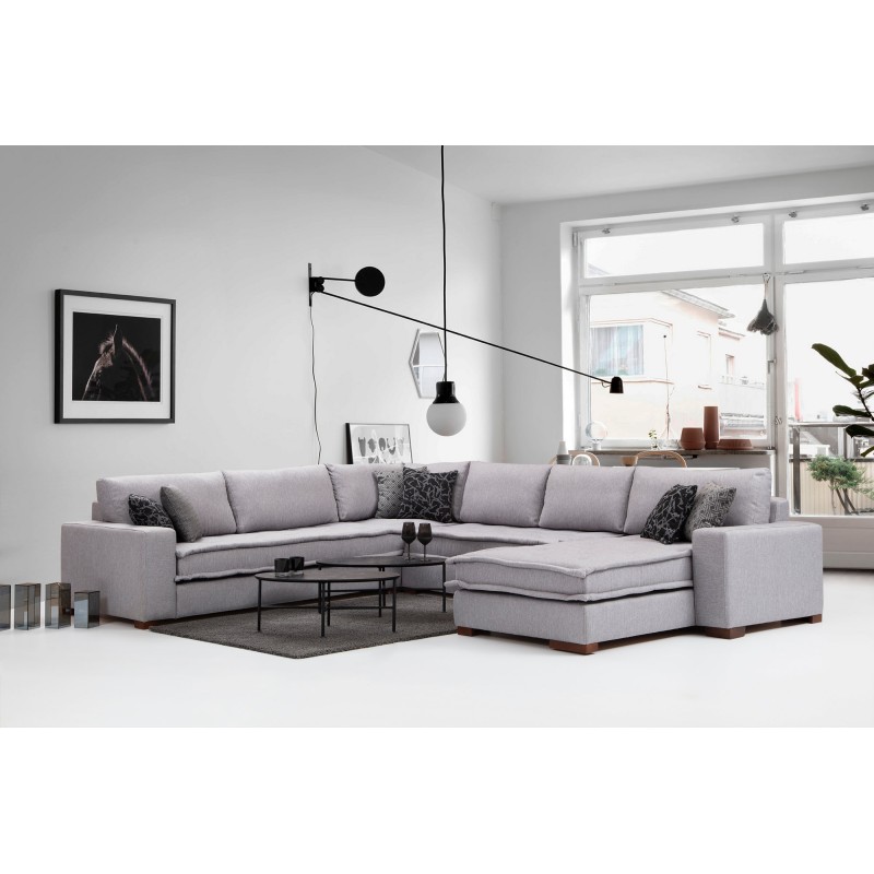 Corner Sofa Lena Corner - Light Grey Light Grey