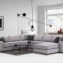 Corner Sofa Lena Corner - Light Grey Light Grey
