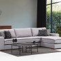 Corner Sofa Lena Corner Right ( L3+Chl ) - Light Grey Light Grey