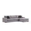Corner Sofa Lena Corner Right ( L3+Chl ) - Light Grey Light Grey