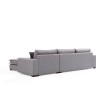 Corner Sofa Lena Corner Right ( L3+Chl ) - Light Grey Light Grey