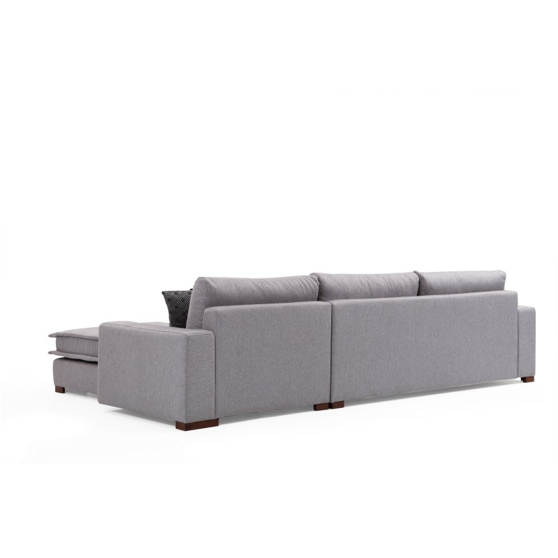Corner Sofa Lena Corner Right ( L3+Chl ) - Light Grey Light Grey