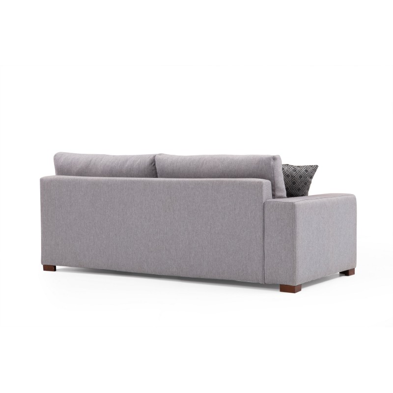 Corner Sofa Lena Corner Right ( L3+Chl ) - Light Grey Light Grey