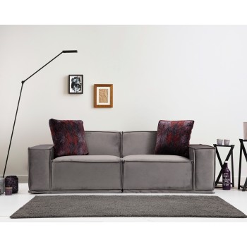 2-Seat Sofa Lego 2 Seater Grey