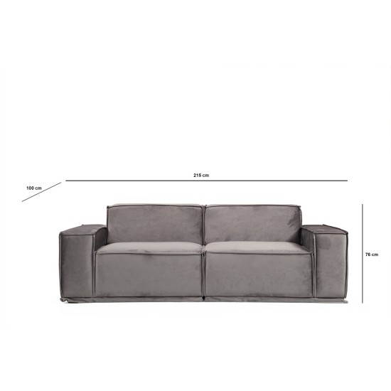 2-Seat Sofa Lego 2 Seater Grey 2-Seat Sofa Lego 2 Seater Grey