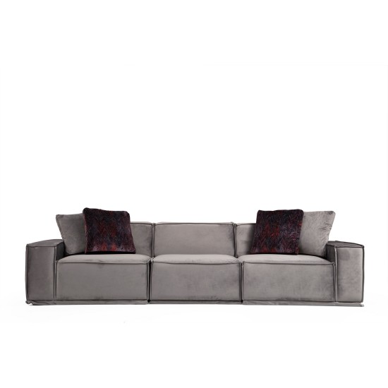 3-Seat Sofa Lego 3 Seater Grey Atelier del Sofa 3-Seat Sofa Lego 3 Seater Grey