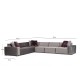 Corner Sofa Lego Corner 1 (L1-O1-C-O1-O1-1R) Grey