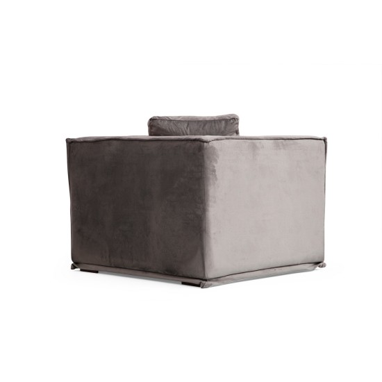 Corner Sofa Lego Corner 1 (L1-O1-C-O1-O1-1R) Grey