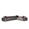 Corner Sofa Lego Corner 2 (L1-O1-O1-C-O1-1R) Grey