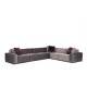 Corner Sofa Lego Corner 2 (L1-O1-O1-C-O1-1R) Grey